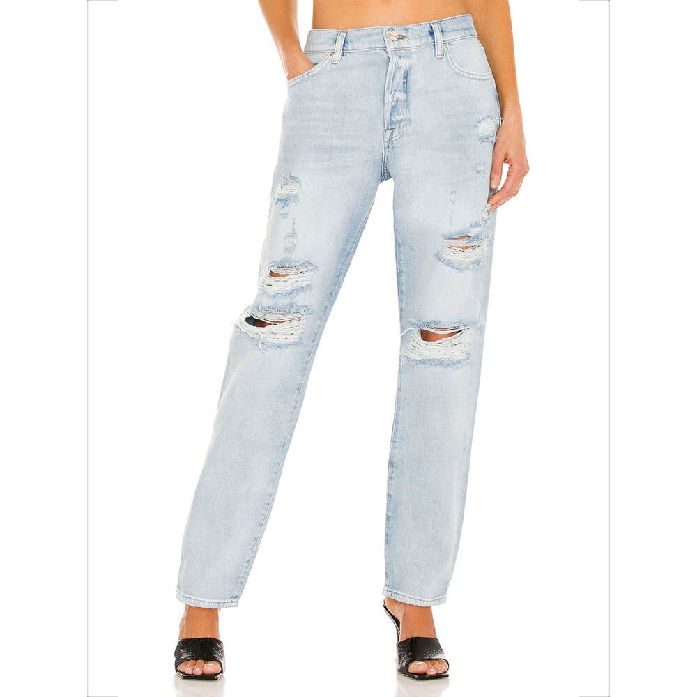 FRAME Le Slouch Boyfriend Jeans 27 Natoma Relaxed Light Wash LSLJ207